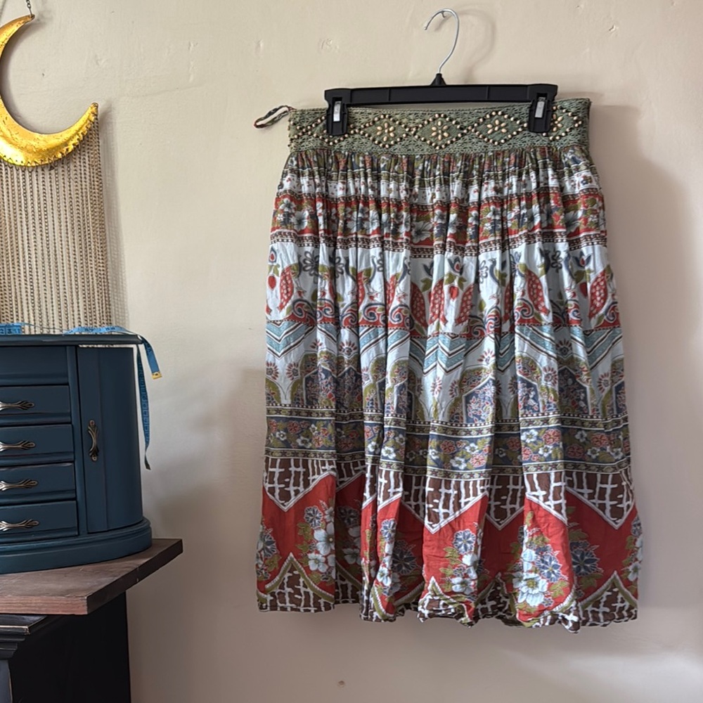 💚❤️🌟🍄Bohemian Multicolor Skirt